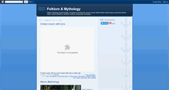 Desktop Screenshot of folklore-mythology.blogspot.com