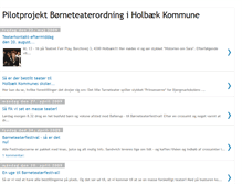 Tablet Screenshot of boerneteaterholbaek.blogspot.com