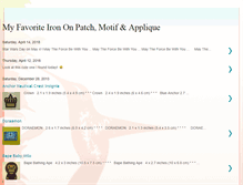 Tablet Screenshot of iron-on-patch-motif-applique.blogspot.com