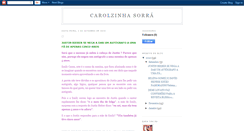 Desktop Screenshot of carolzinhasorr.blogspot.com