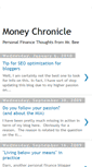 Mobile Screenshot of moneychronicle.blogspot.com