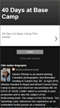 Mobile Screenshot of fortydaysatbasecamp.blogspot.com