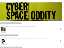 Tablet Screenshot of cyberspaceoddity.blogspot.com