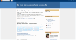 Desktop Screenshot of lavidaesunaaventuranoexacta.blogspot.com