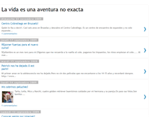 Tablet Screenshot of lavidaesunaaventuranoexacta.blogspot.com