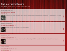 Tablet Screenshot of fanblog-pierresantini.blogspot.com