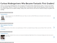 Tablet Screenshot of curiouskindergartners.blogspot.com