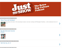 Tablet Screenshot of justmyshow.blogspot.com