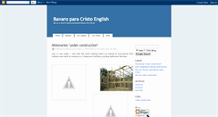 Desktop Screenshot of bavaroparacristoenglish.blogspot.com