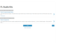 Tablet Screenshot of fl-studio-kits.blogspot.com