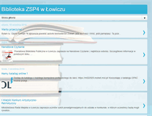 Tablet Screenshot of bibliotekazsp4lowicz.blogspot.com