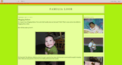 Desktop Screenshot of familialoor.blogspot.com