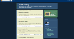 Desktop Screenshot of dgppublishing.blogspot.com