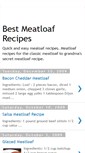 Mobile Screenshot of best-meatloaf-recipes.blogspot.com