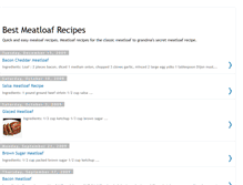 Tablet Screenshot of best-meatloaf-recipes.blogspot.com