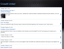 Tablet Screenshot of crossfittersunite.blogspot.com