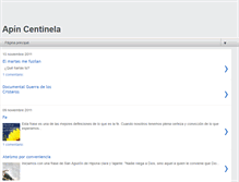 Tablet Screenshot of apincentinela.blogspot.com