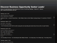 Tablet Screenshot of discoverbusinessleads-chrismturner.blogspot.com