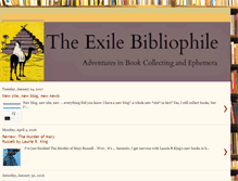 Tablet Screenshot of exilebibliophile.blogspot.com