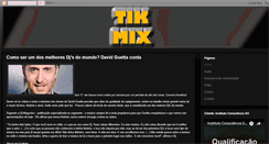 Desktop Screenshot of blogtikmix.blogspot.com