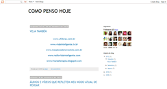 Desktop Screenshot of comopensohoje.blogspot.com