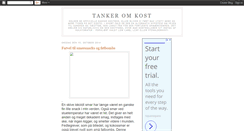 Desktop Screenshot of kostbloggeren.blogspot.com