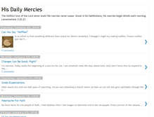 Tablet Screenshot of hisdailymercies.blogspot.com