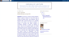 Desktop Screenshot of cerveau-et-lecture.blogspot.com