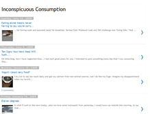 Tablet Screenshot of inconspicuousconsumption21.blogspot.com