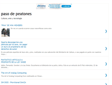 Tablet Screenshot of pasodepeatones.blogspot.com