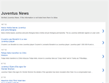 Tablet Screenshot of juventussnews.blogspot.com