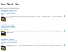 Tablet Screenshot of live-raceworld.blogspot.com