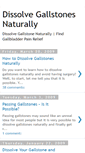 Mobile Screenshot of dissolvegallstonesnaturally.blogspot.com