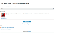 Tablet Screenshot of desejusexshop.blogspot.com