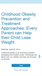 Mobile Screenshot of childhoodobesitytreatment.blogspot.com