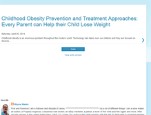 Tablet Screenshot of childhoodobesitytreatment.blogspot.com