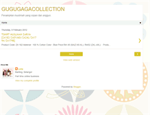 Tablet Screenshot of gugugagacollection.blogspot.com