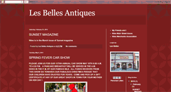 Desktop Screenshot of lesbellesantiques.blogspot.com