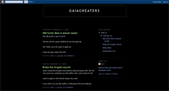 Desktop Screenshot of gaiacheaters.blogspot.com