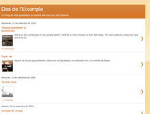 Tablet Screenshot of desdeleixample.blogspot.com