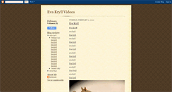 Desktop Screenshot of eva6551.blogspot.com