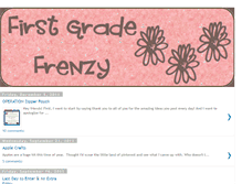 Tablet Screenshot of first-grade-frenzy.blogspot.com