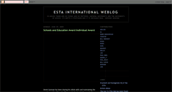 Desktop Screenshot of esta-international.blogspot.com