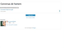 Tablet Screenshot of conversasdehomem.blogspot.com