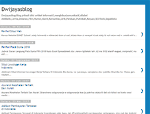 Tablet Screenshot of dwijayasblog.blogspot.com