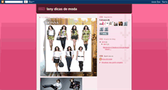 Desktop Screenshot of lanydicasdemoda.blogspot.com