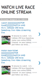 Mobile Screenshot of liveracehdstream.blogspot.com