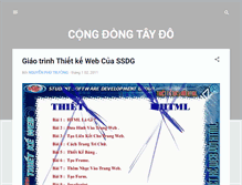 Tablet Screenshot of congdongtaydo.blogspot.com