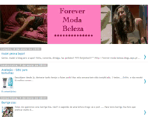 Tablet Screenshot of forever-moda-beleza.blogspot.com