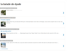 Tablet Screenshot of la-balade-de-dyade.blogspot.com